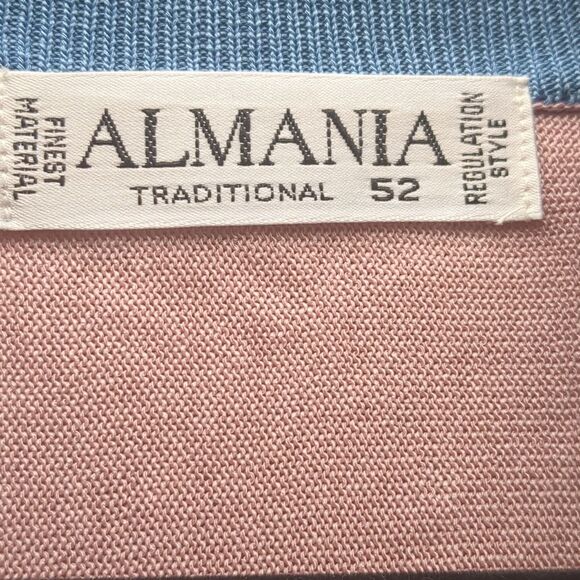 Almania Tennis SweaterTraditional Japanese Logo Tennis Quarter Zip  Size 52 - Picture 8 of 11